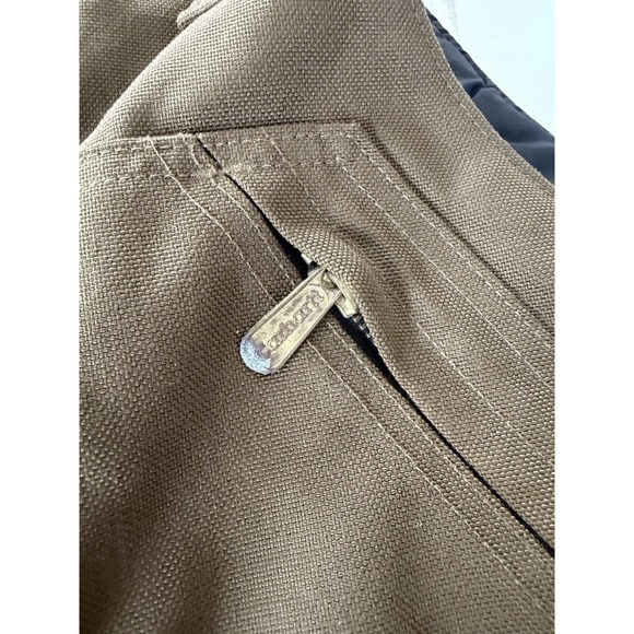 Vintage Carhartt Bibs R33 42x30 USA Made Brown - Picture 8 of 12